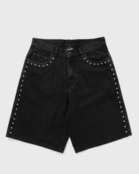 Pleasures X DAFT PUNK Lucky Studded Jorts black