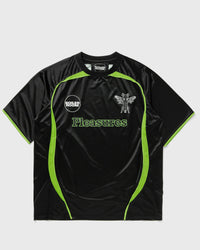 Pleasures X Boiler ROOM AQUA Soccer Jersey black