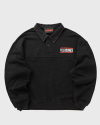 Pleasures Gentle POLO Sweatshirt black