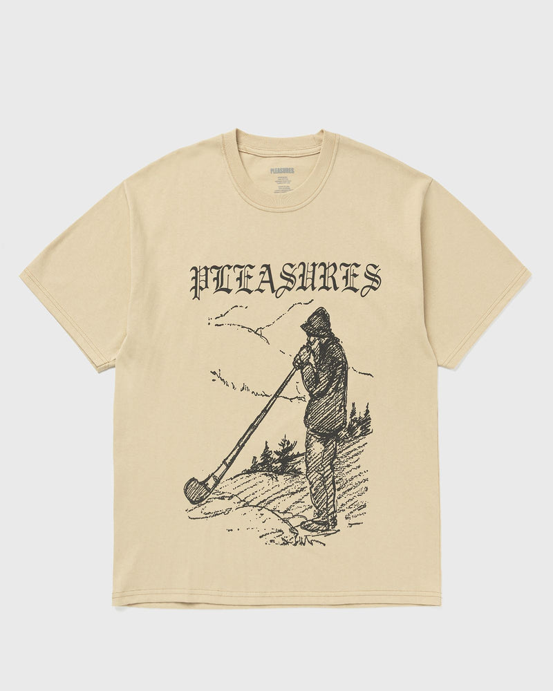 Pleasures PIPE T-shirt beige