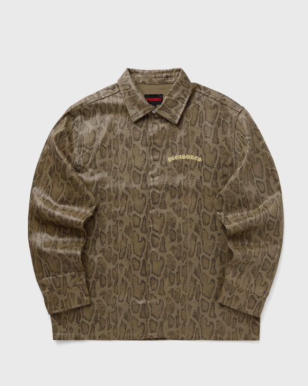Pleasures ANACONDA OVERSHIRT brown