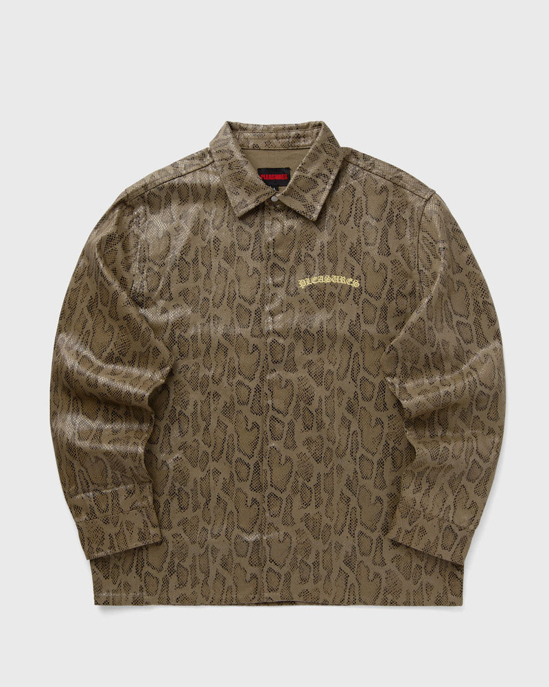 Pleasures ANACONDA OVERSHIRT brown