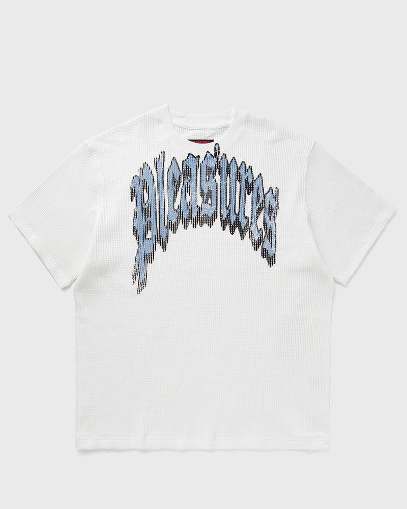 Pleasures TWITCH WAFFLE SHIRT white