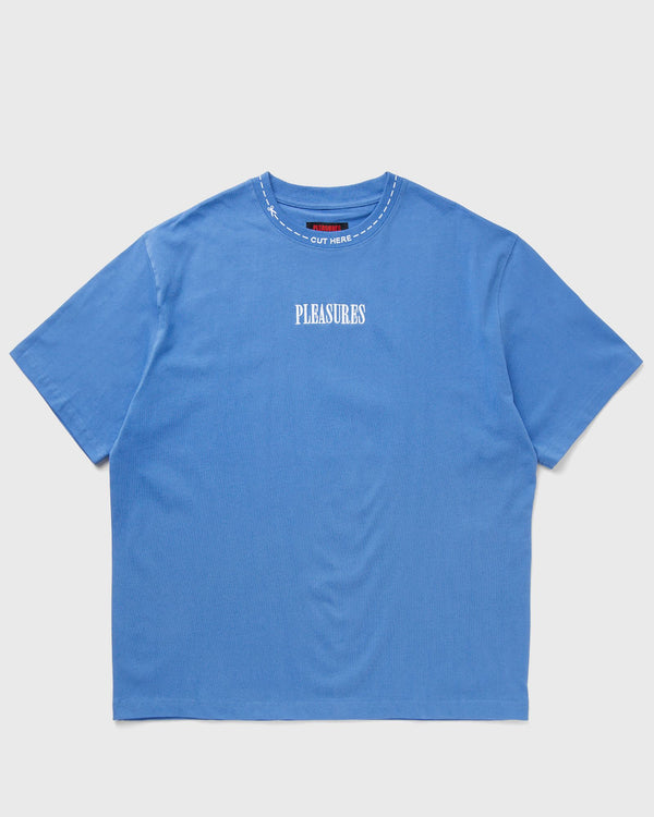 Pleasures CUT HERE HEAVYWEIGHT SHIRT blue
