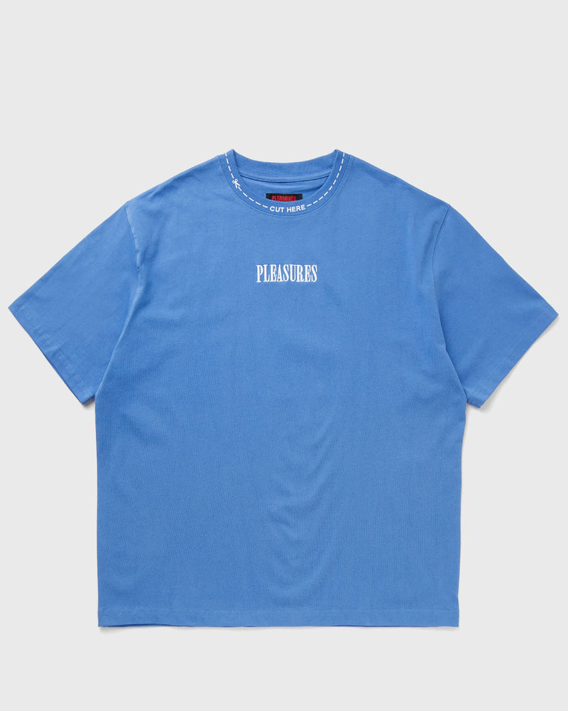 Pleasures CUT HERE HEAVYWEIGHT SHIRT blue