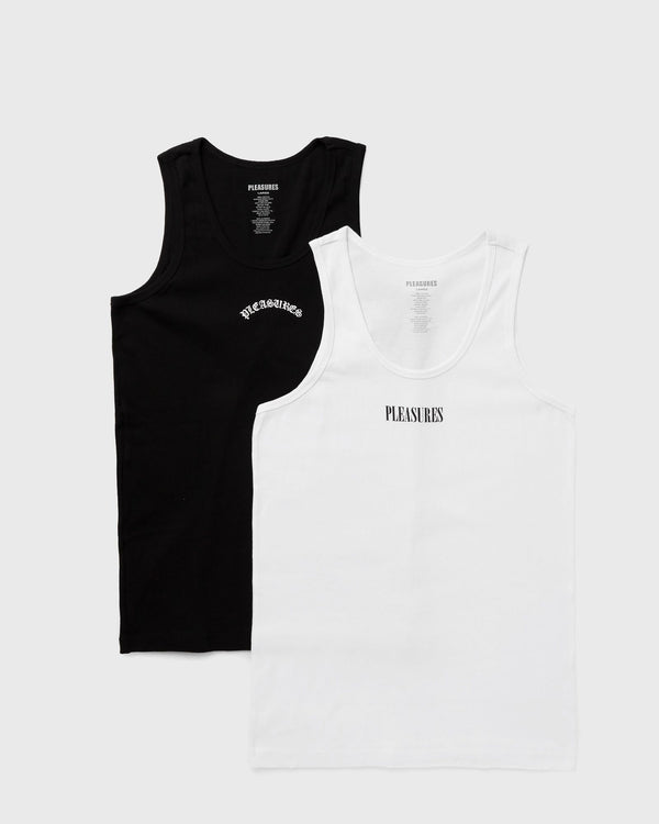 Pleasures STANDARD TANK TOP 2 PACK black