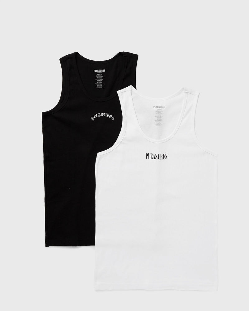 Pleasures STANDARD TANK TOP 2 PACK black