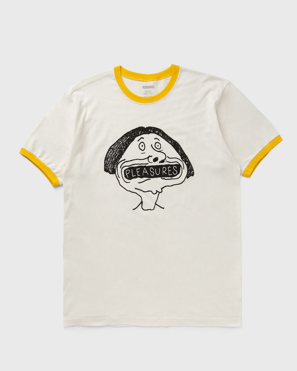 Pleasures MOUTHFUL RINGER T-SHIRT beige