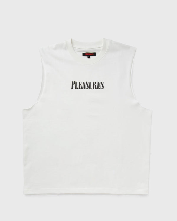 Pleasures ONYX SLEEVELESS SHIRT white
