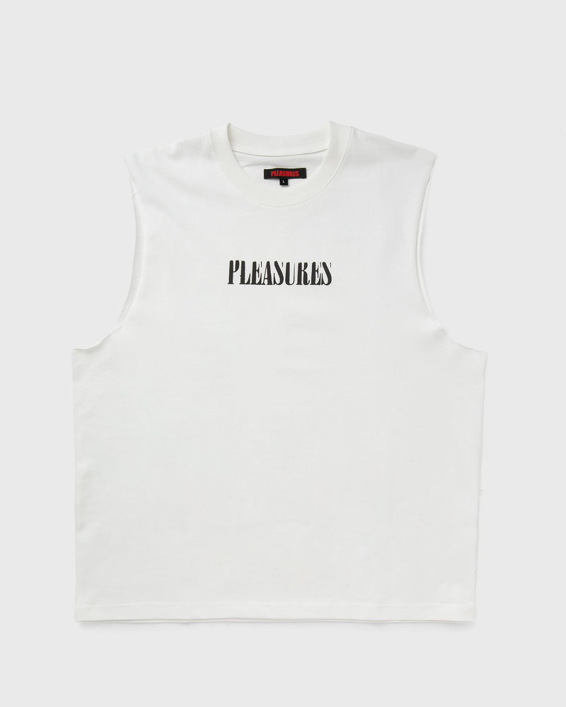 Pleasures ONYX SLEEVELESS SHIRT white