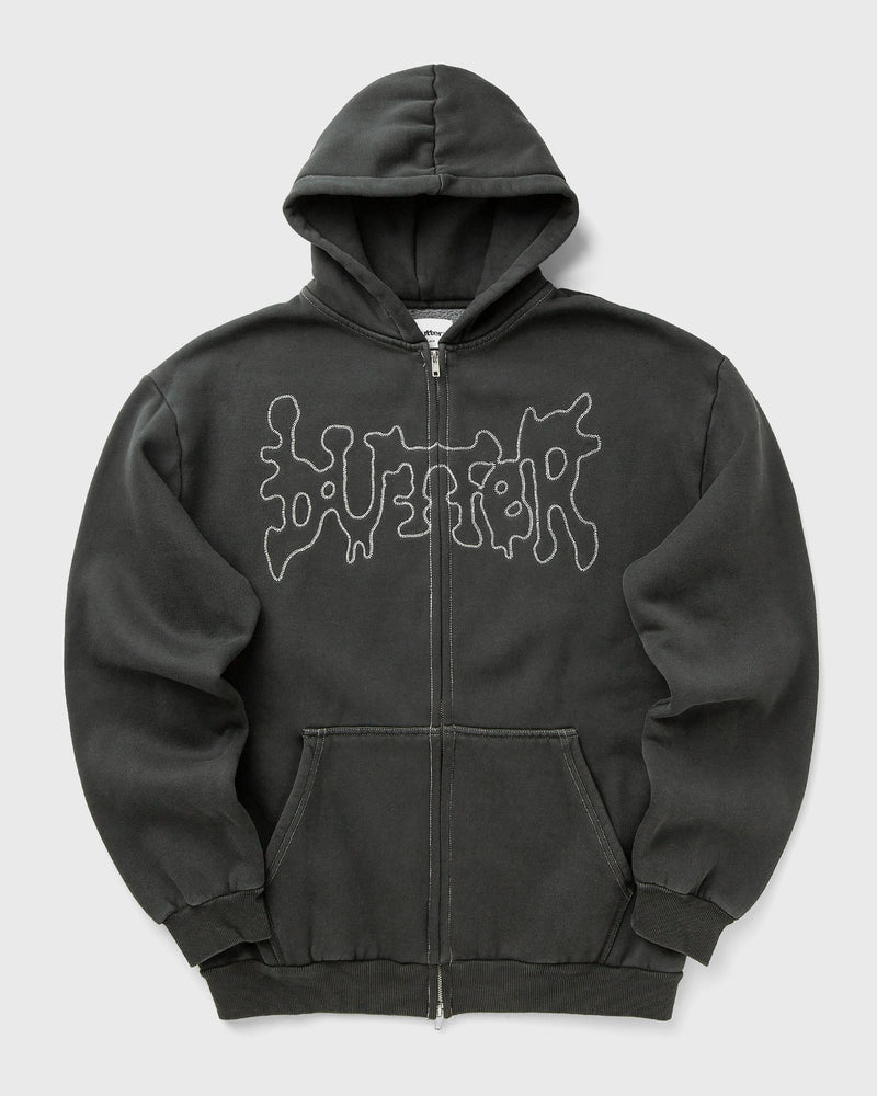 Butter Goods Blotch Zip-thru Hood black