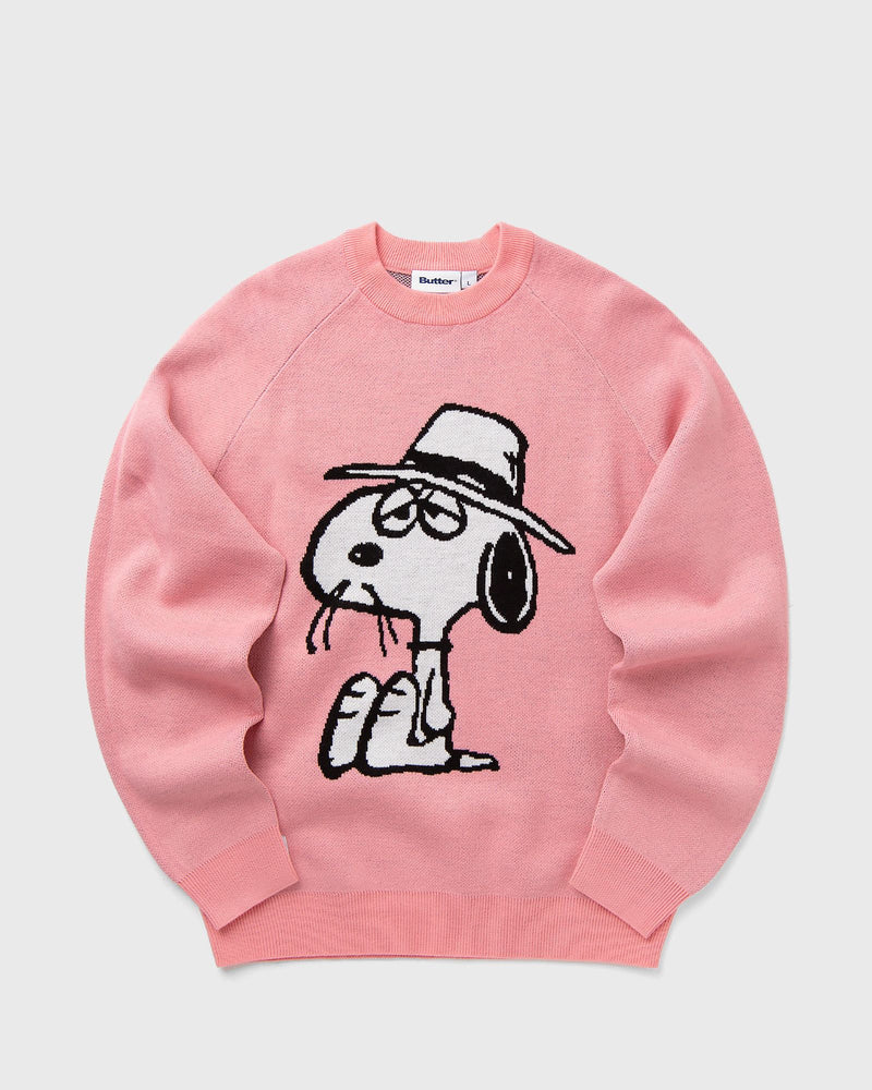 Butter Goods X Peanuts Spike Knit Sweater pink