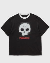 Pleasures X Zero Single Skull Heavyweight Shirt Black