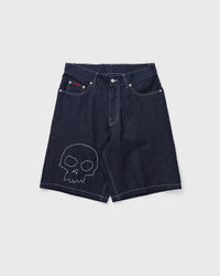 Pleasures X Zero Skull Jorts Blue
