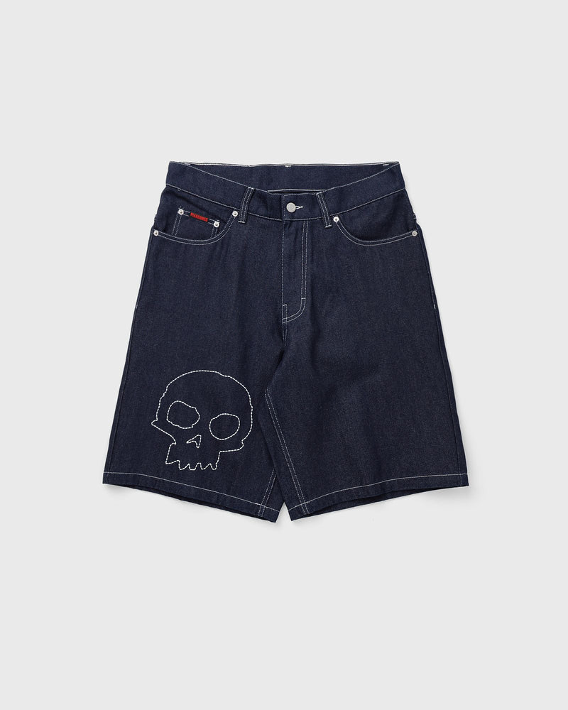 Pleasures X Zero Skull Jorts Blue