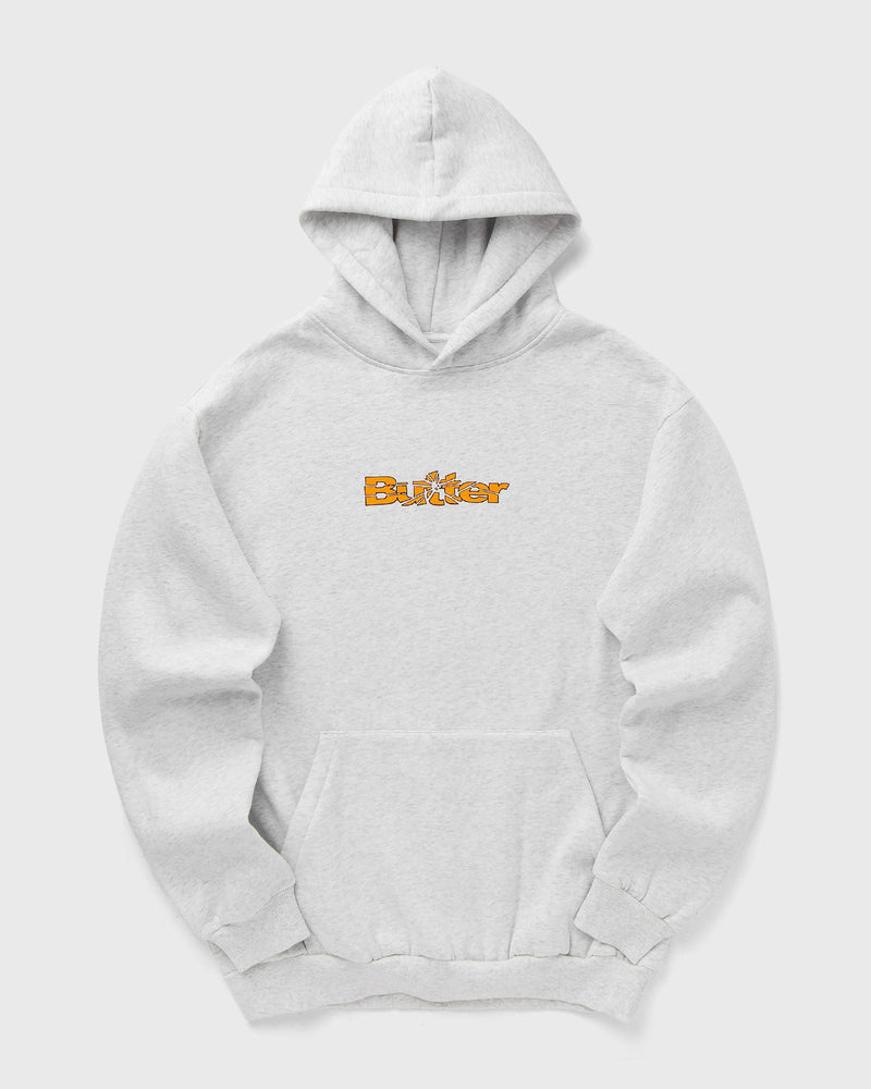 Butter Goods Smashed Logo Pullover Hood Grey