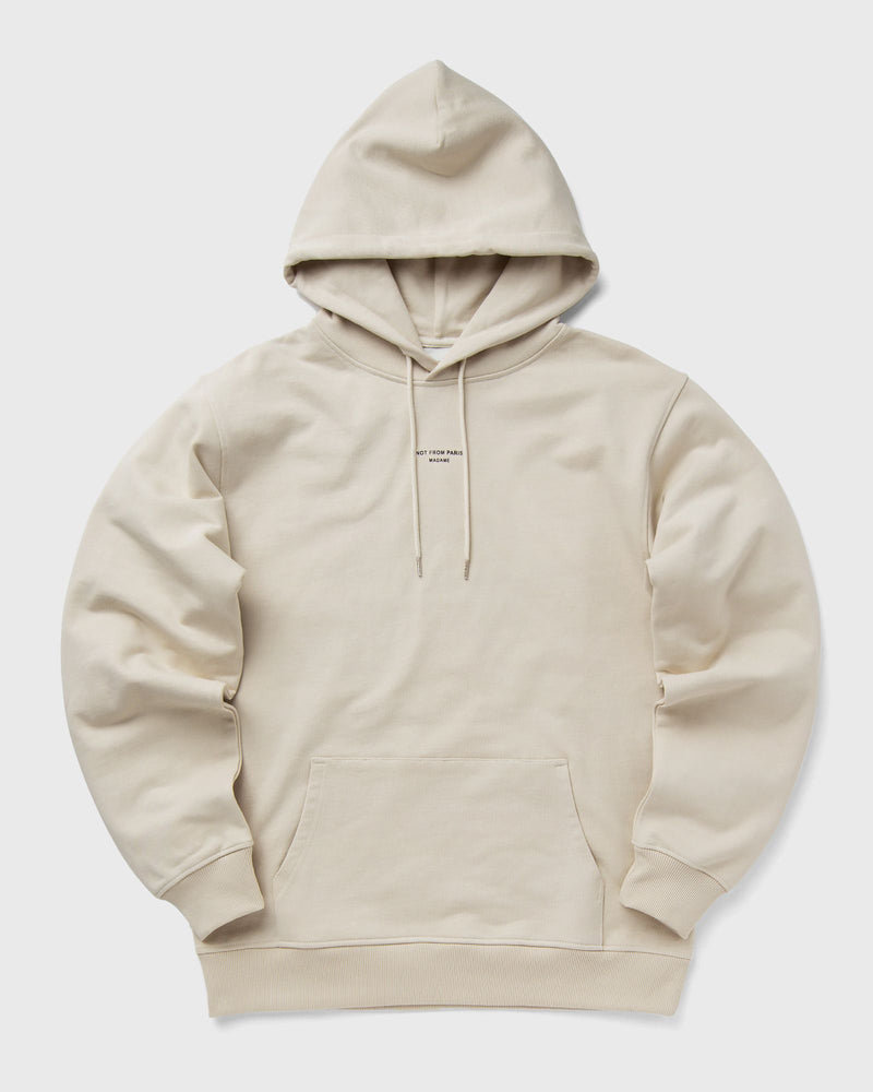 Drle de Monsieur Le Hoodie Slogan Poche Classique beige