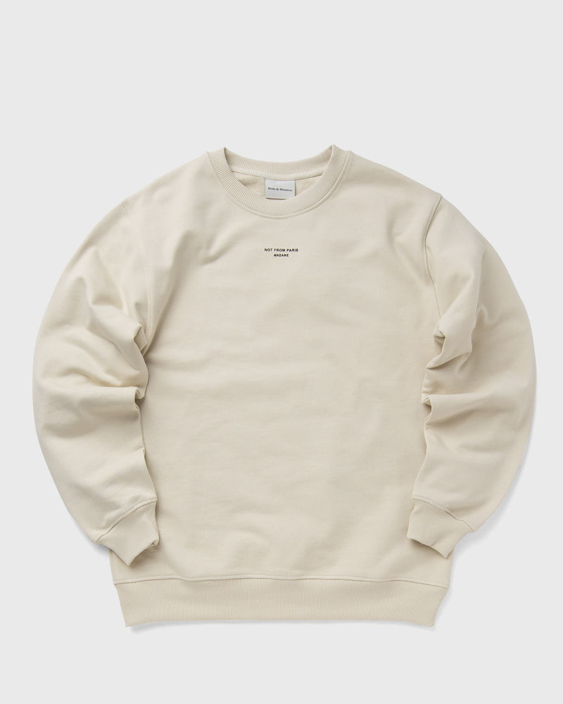 Drle de Monsieur Le Sweatshirt Slogan Classique beige