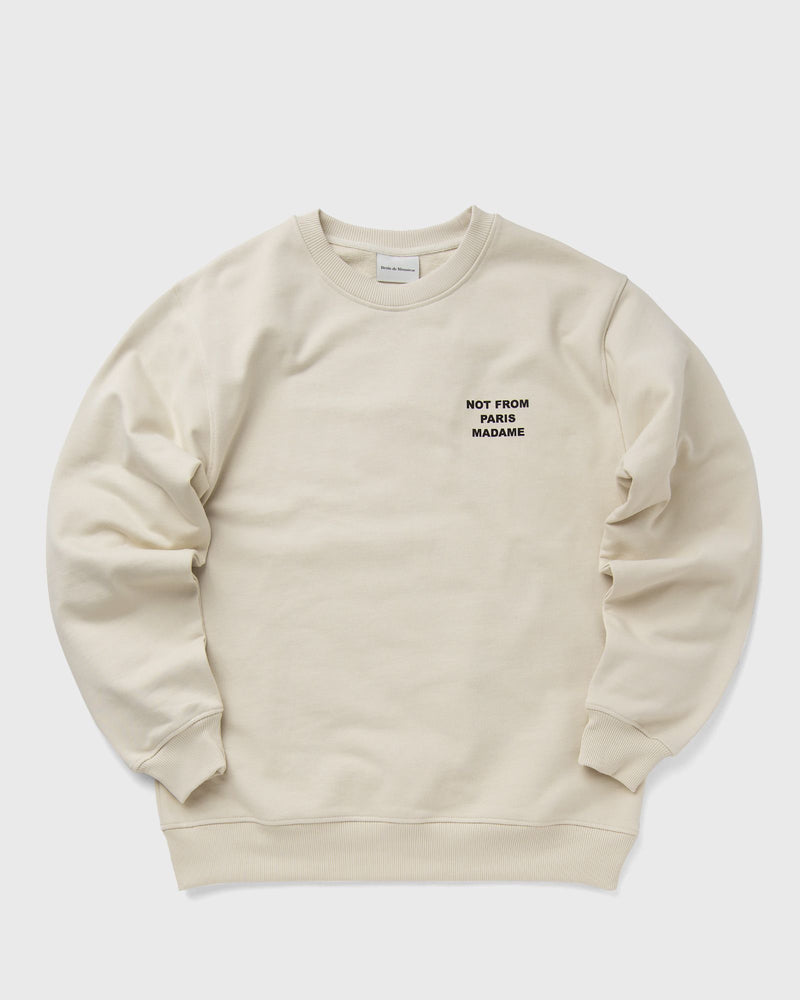 Drle de Monsieur Le Sweatshirt Slogan beige