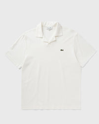 Lacoste Classic Fit Cotton-Linen Polo Shirt White