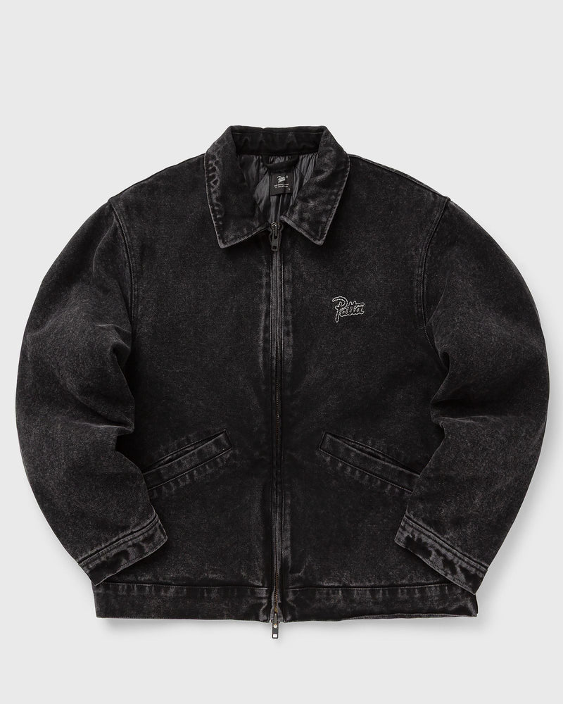 PATTA Washed Canvas Jacket black