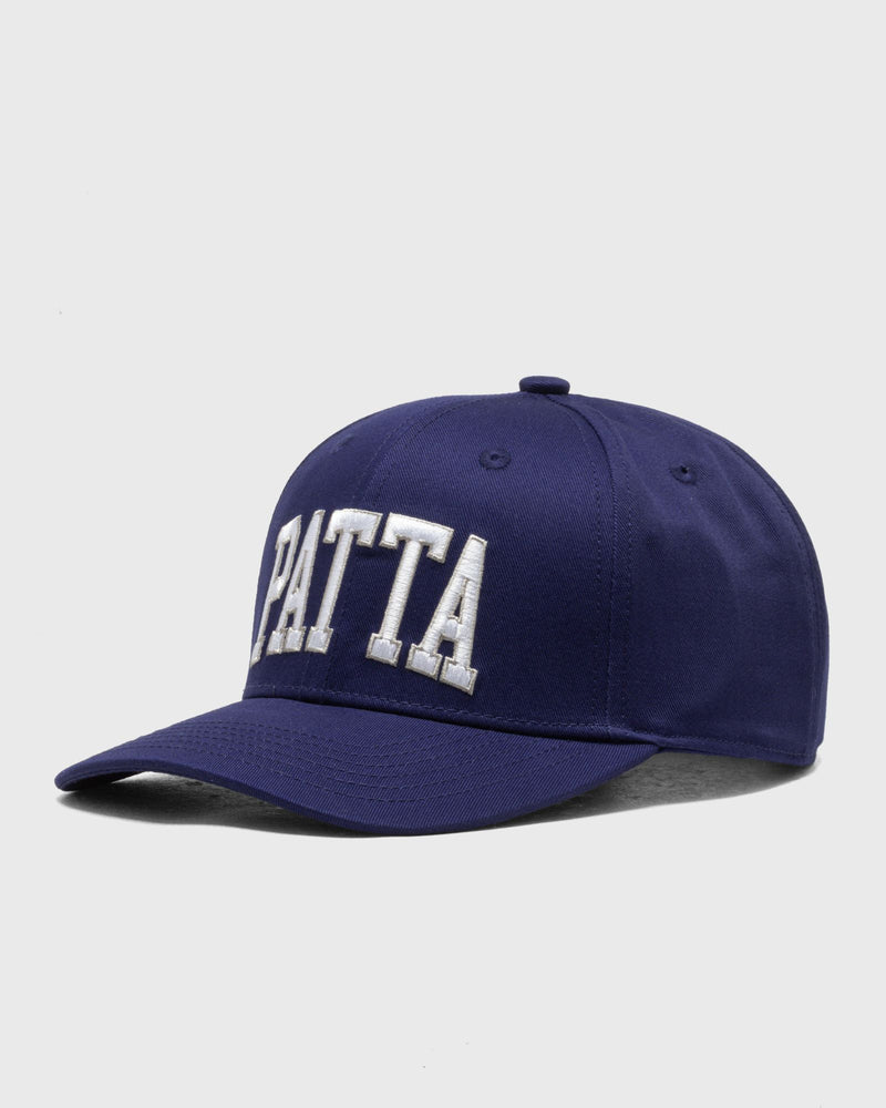 PATTA Arc logo Snapback Cap blue