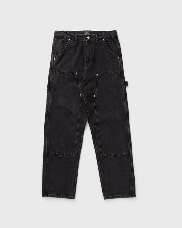 PATTA Double Knee Cartoon Denim Pants black