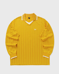 Patta Jacquard Striped Long Sleeve Jersey gold