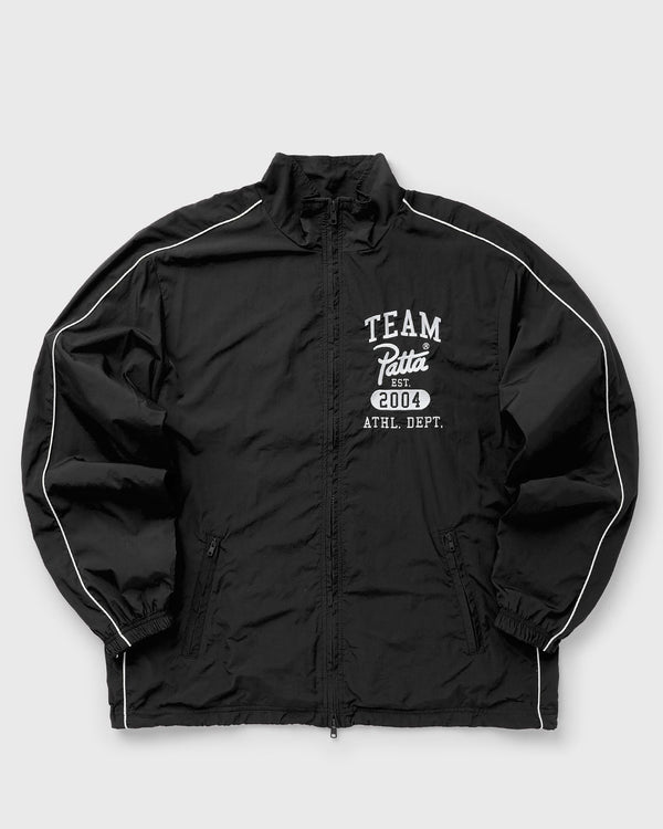 PATTA Athletic Nylon Track Jacket black