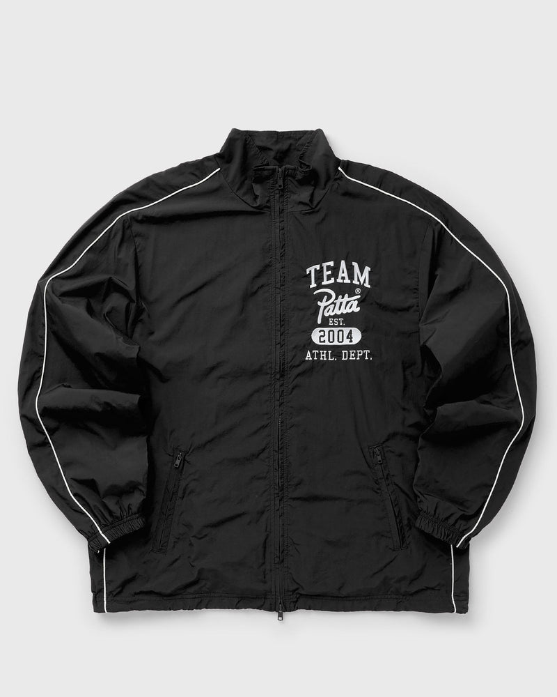 PATTA Athletic Nylon Track Jacket black