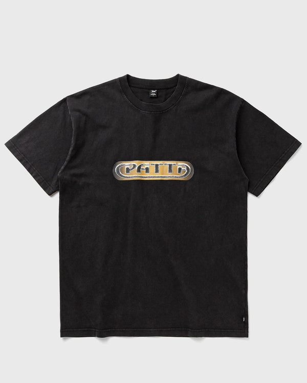 PATTA Gilded Acid Washed Tee black