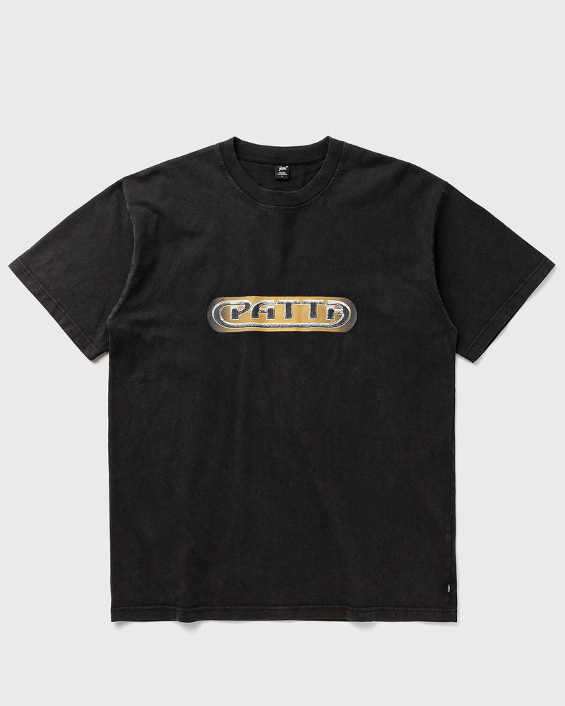 PATTA Gilded Acid Washed Tee black