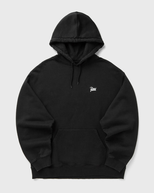 PATTA Embroidered Fire Panther Hooded Sweater black