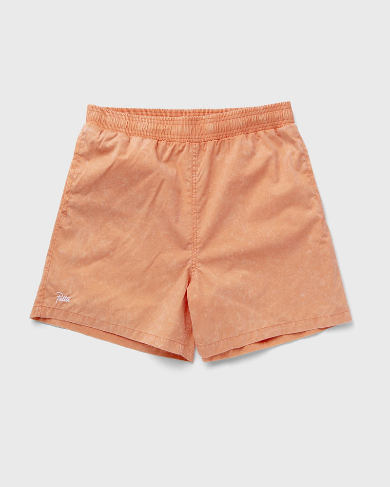 PATTA Basic Acid Wash Swim Shorts orange