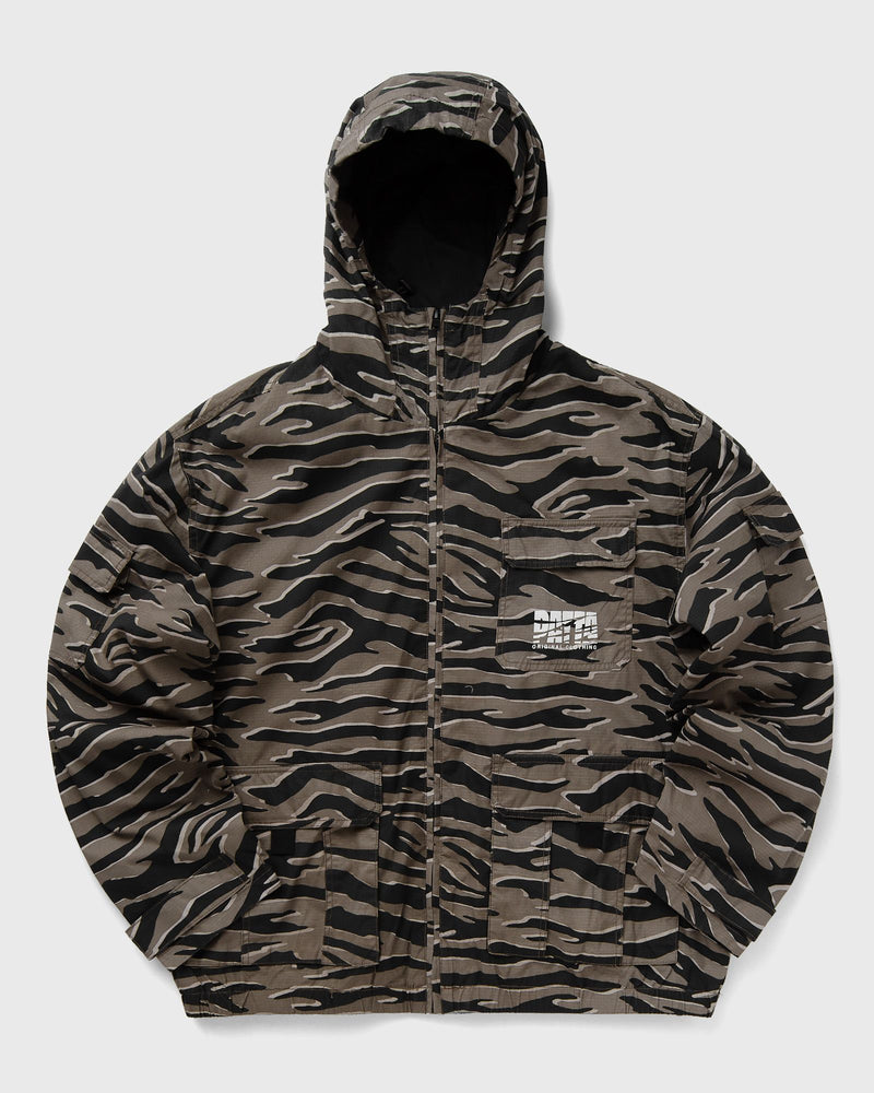 PATTA Tiger Stripe Camo Ripstop Jacket multi