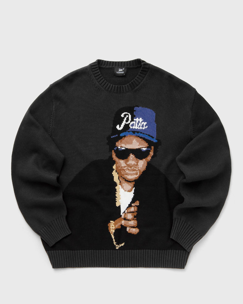 PATTA Old School Knitted Sweater black