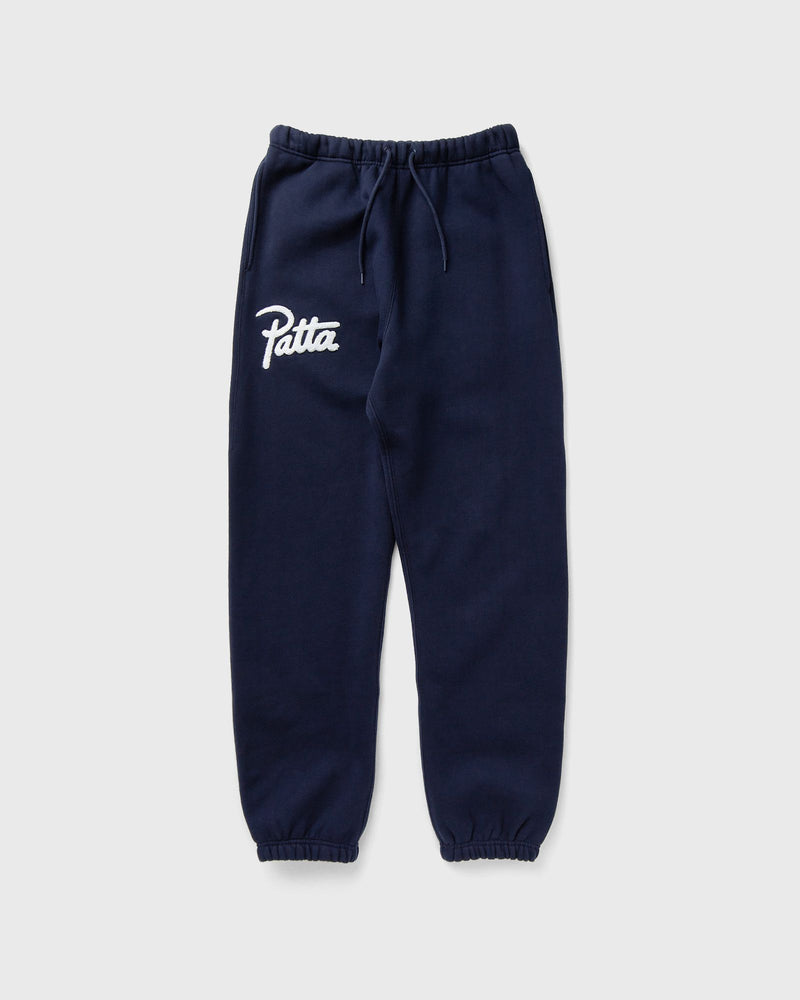 Patta Chenille Logo Jogging Pants Blue