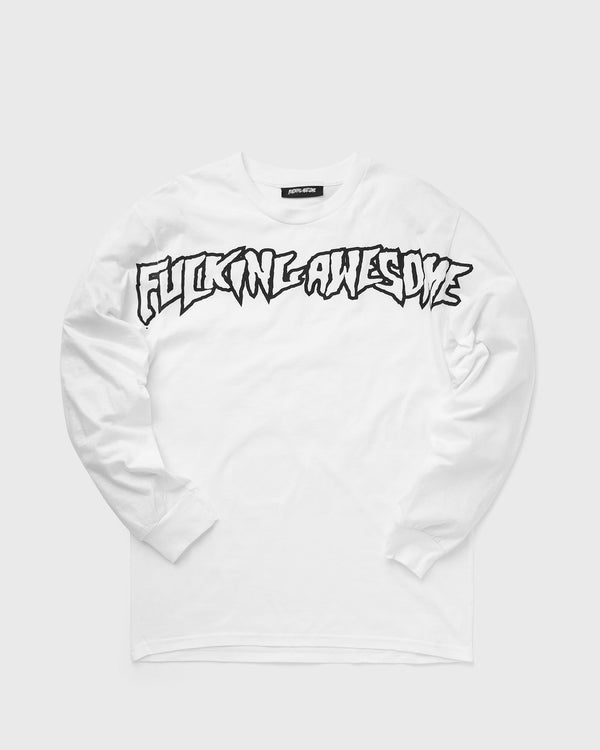 Fucking Awesome Big Stamp Longsleeve white