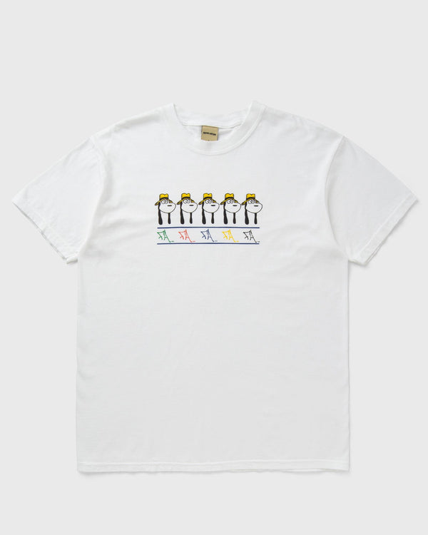 Fucking Awesome Spike Repeat Short Sleeve Tee white