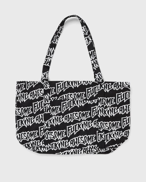 Fucking Awesome AOP Stamp Logo Tote Bag black