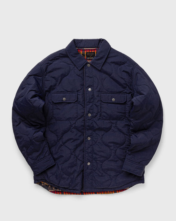 Pendleton REVERSIBLE QUILTED OVERSHIRT blue|orange