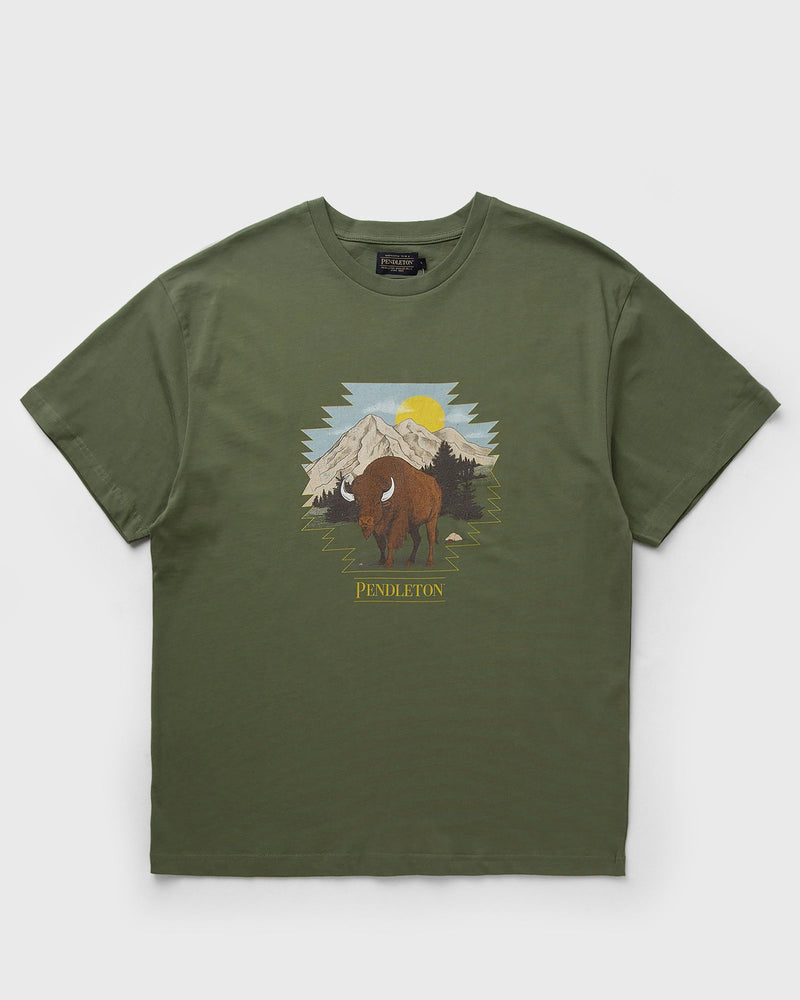 Pendleton BUFFALO TEE green