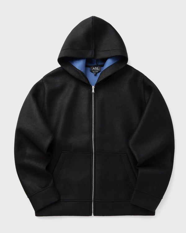 A.P.C. ALVIN SWEAT JACKET black