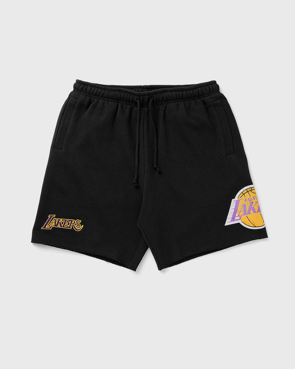 Mitchell & Ness Nba Postgame Fleece Shorts Vintage Logo Los Angeles Lakers