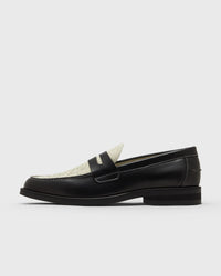 Duke & Dexter Wilde Ny Cafe Penny Loafer Black|white