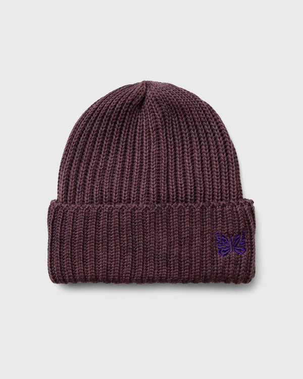 Needles Watch Cap - Merino Wool purple