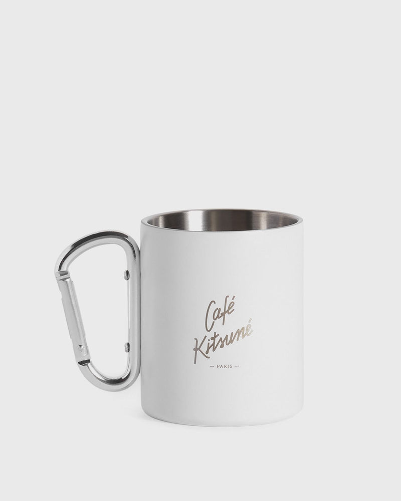Maison Kitsune CAFÉ Kitsuné INOX MUG white