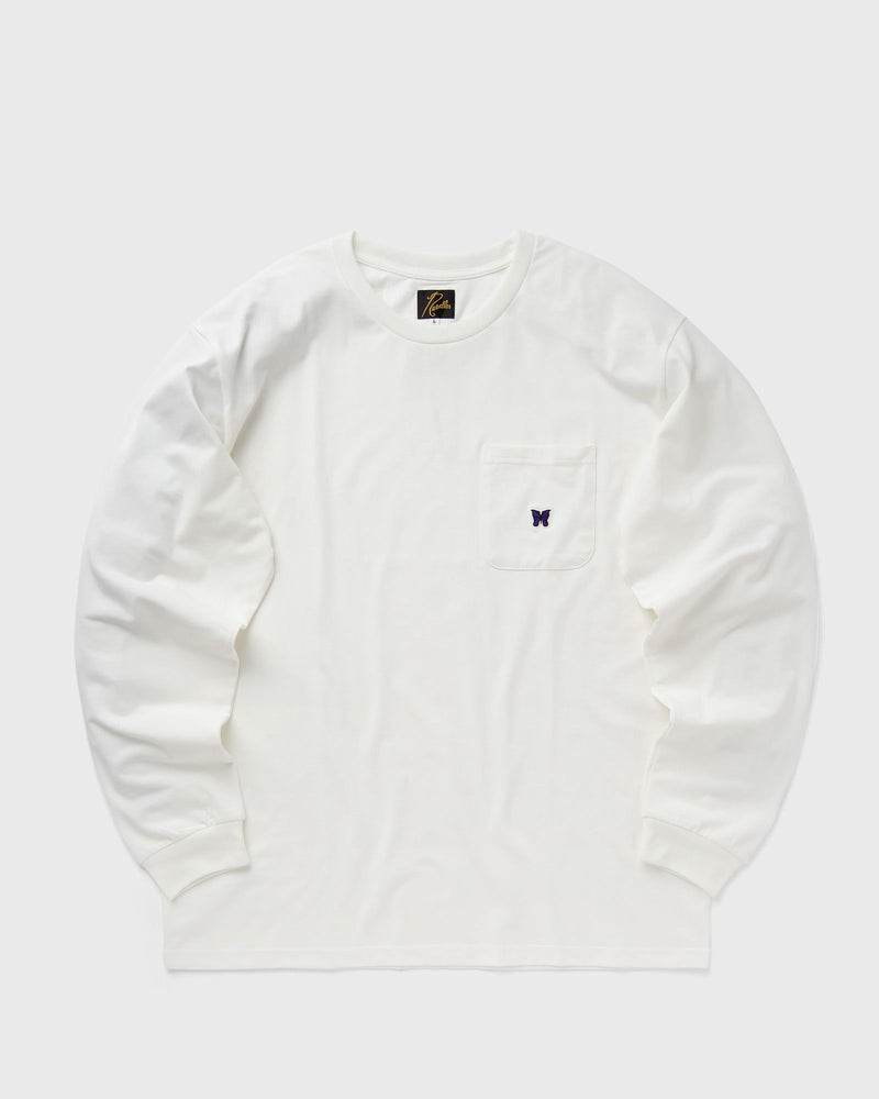Needles L/S Crew Neck Tee - Poly Jersey white