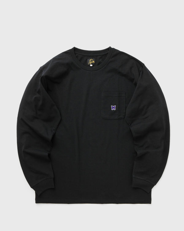 Needles L/S Crew Neck Tee - Poly Jersey black