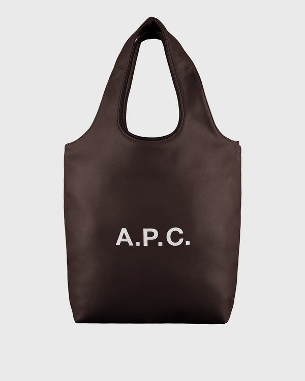 A.P.C. TOTE NINON SMALL brown